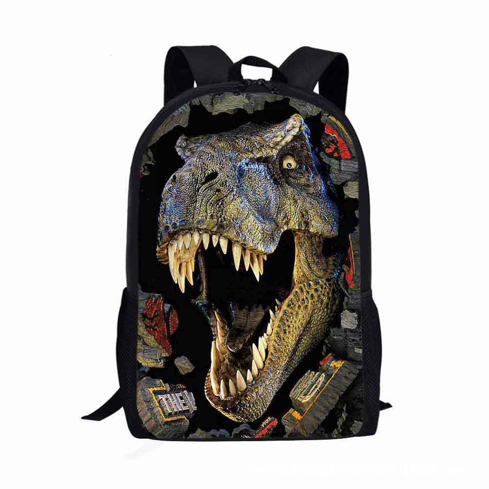 Wholesale Oxford Fabric Printed Dinosaur Kids Backpack