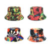 Wholesale Tie-dye Double-sided Outdoor Sunshade Printed Bucket Hat
