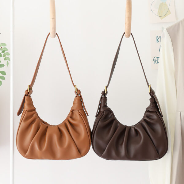 Wholesale Pleated Cloud PU Single Shoulder Crossbody Bag