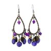 Wholesale Vintage Beaded Tassel Alloy Earrings