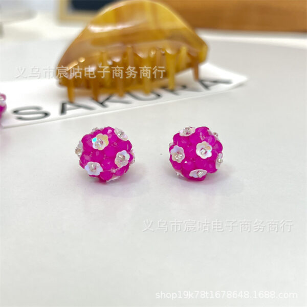 Wholesale Crystal Ball Flower Beads