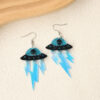 Wholesale Halloween UFO Alien Acrylic Earrings