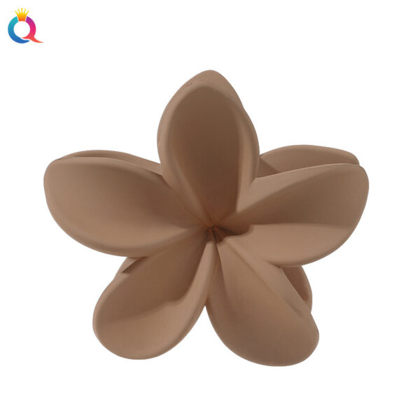 Wholesale Solid Color Frangipani Grab Clips
