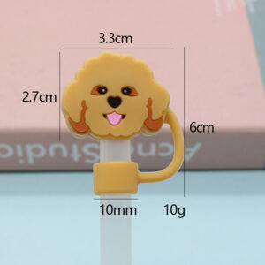 Silicone teddy 10mm / Bagged without straw