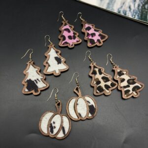 O1CN01IiTFKc1MP9fsKKRRU__2213147401426-0-cib Wholesale Christmas Leopard Print Earrings