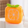 Wholesale Fruit Series Plush Coin Purse Keychain