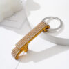 Wholesale Colorful Rhinestone Aluminum Alloy Beer Bottle Opener Keychain