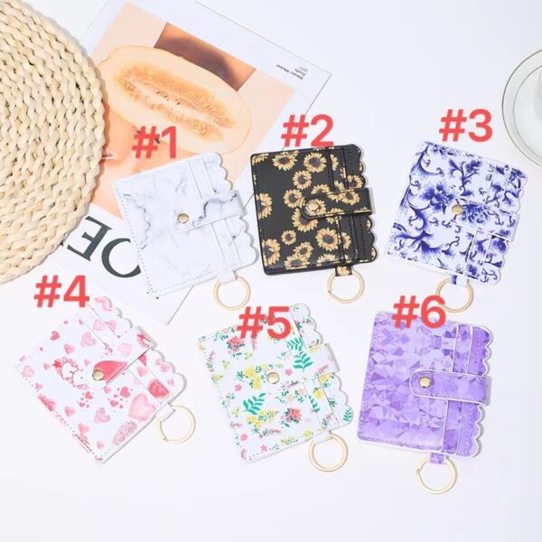 Wholesale PU Heart Marble Sunflower