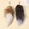 Wholesale Fox Tail Plush Keychain