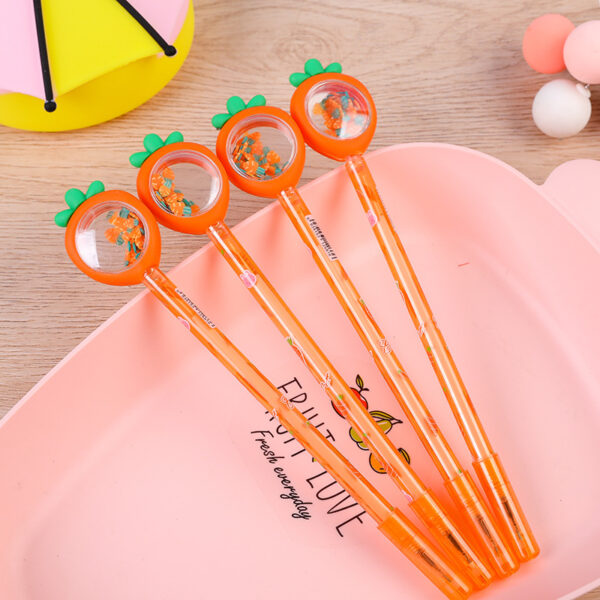 O1CN01Im2UhO1TCVu7FNqU2_3485412346-0-cib Wholesale Carrot Glitter Gel Pen One