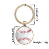 Wholesale Sports Pendant Baseball Rugby Icon Keychains