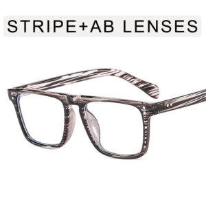 Metal hinge / Stripe frame anti-blue light Film