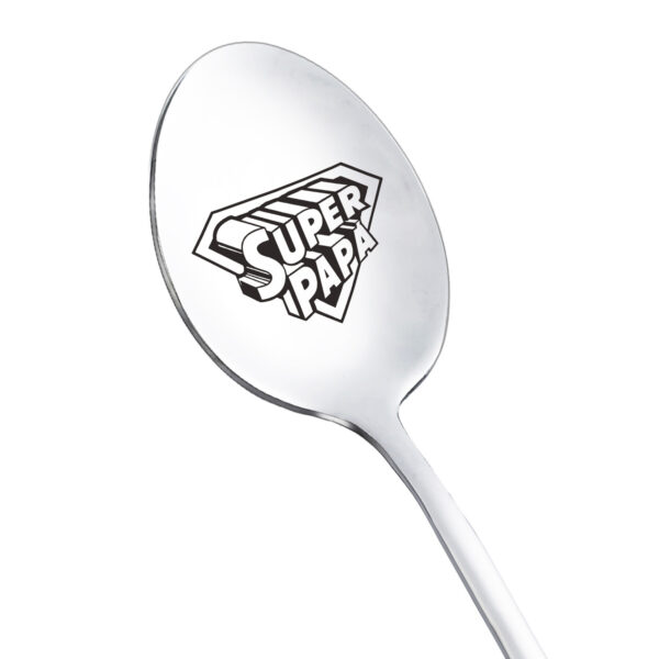 Wholesale Stainless Steel Father's Day Personalized Engraved Coffee Spoon