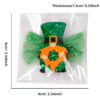 Wholesale Irish Festival Hair Clips Headwear St. Patrick's Day Party Green Mesh Hair Accessories