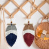 Wholesale Bohemian Yarn Woven Leaves Hanging Ornaments
