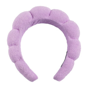 Light purple headband (towel velvet)