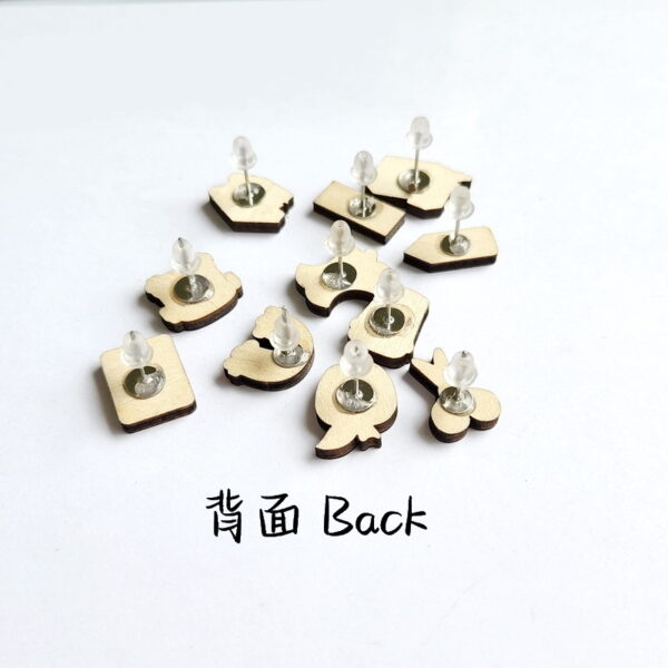 Wholesale Teacher's Day Wooden Earrings