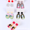 Wholesale Beauty Avatar Simple Acrylic Earrings