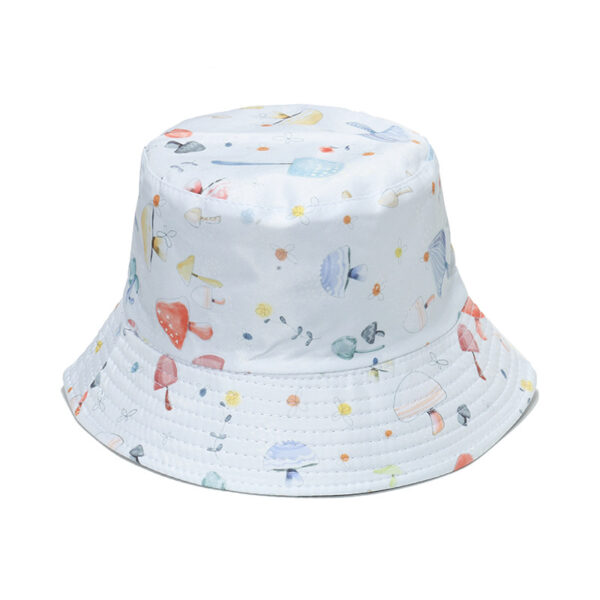Wholesale Mushroom Print Polyester Fisherman Hat