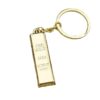 Wholesale Imitation Gold Bar Pendant Zinc Alloy Keychains