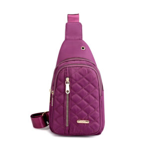 Three purple