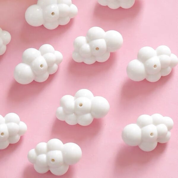 Wholesale Acrylic Colorful Cute Cloud Beads