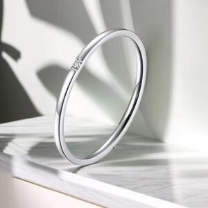 10-c-7 steel color one diamond 1mm / No. 5