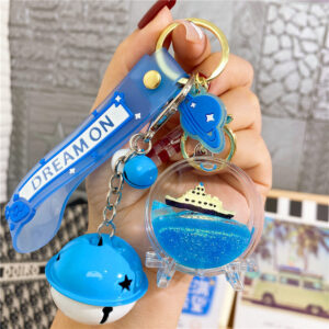 Yulan Luminous Titanic-Alarm Clock + Blue and White Bell
