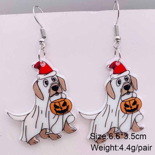 O1CN01J2WXur2CFrfMreKg3_2207539588445-0-cib Wholesale Christmas Ghost Dog Acrylic Earrings