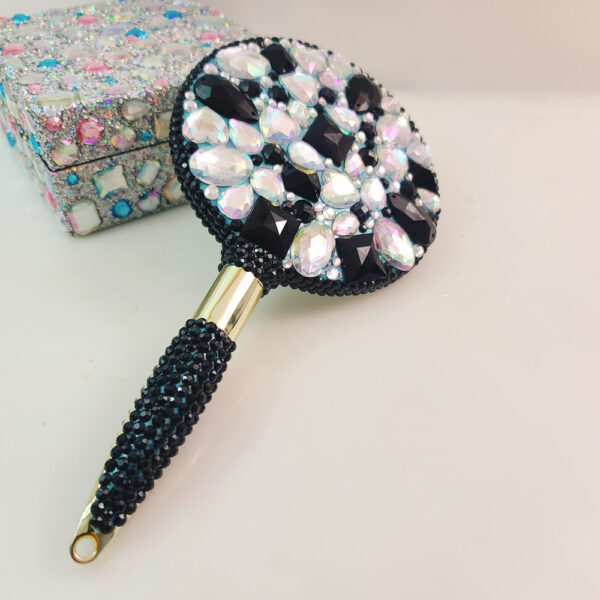 O1CN01J2izUS2AcBbLxjHQC_1007168223-0-cib Wholesale high-definition handle diamond-studded daily use portable vanity mirror