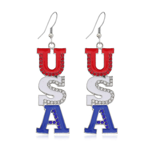 O1CN01J58pzc21msSMRUcix_1121057028-0-cib Wholesale American Independence Day Flag Earrings