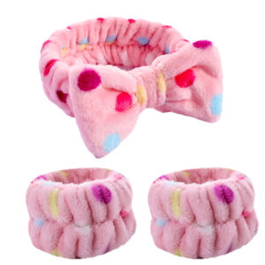 #10 pink color point three-piece set (3 elastic)