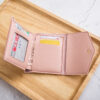 Wholesale Short Tassel Trifold Wallet PU Wallet