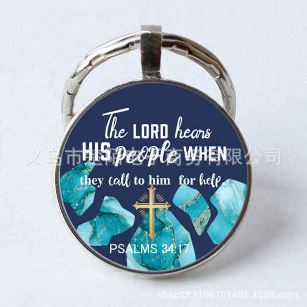 O1CN01JBkVgz1ir1KAHG82T_2200733724465-0-cib Wholesale ABOND THE BLESSINGS Time Gem Alloy Keychains