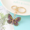 O1CN01JE6RNQ2Id7OshXJZC_2102199308-0-cib Wholesale Butterfly Diamond Inlaid Alloy Keychains