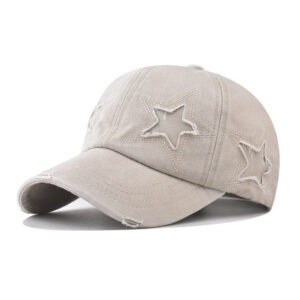 Five-pointed star beige / Adjustable