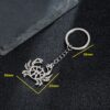 Wholesale Stainless Steel Hollow Crab Keychain
