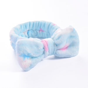 24#Sky blue strawberry (bow headband)