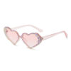 Wholesale Rhinestone Love PC Sunglasses