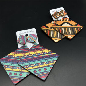 Wholesale Vintage Bohomian Wood Earrings