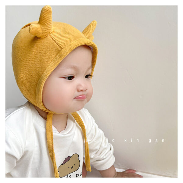 O1CN01JKI51S2CoDFPxisMe_2214189968520-0-cib Wholesale Cotton Baby Ear Protector Autumn Winter Boneless Hat