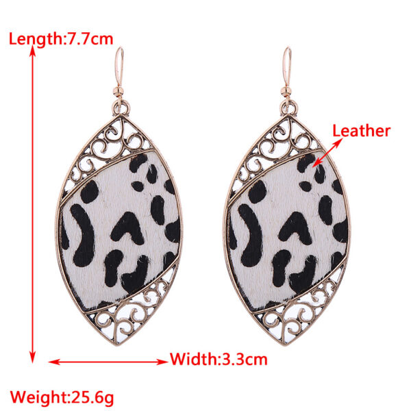O1CN01JMjEFu2LDsVsvQ1sV_2206398079659-0-cib Wholesale Alloy Diamond Cow Pattern Leather Earrings