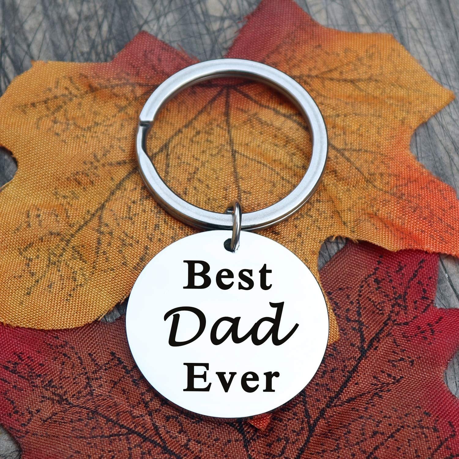 Wholesale Best Dad r Stainless Steel Keychains
