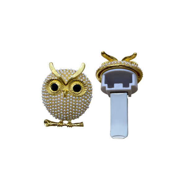 Wholesale Pearl Owl Car Perfume Clip Decoration