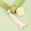 Wholesale MAMA Wooden Sign Tassel Keychain