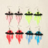 Wholesale Halloween UFO Alien Acrylic Earrings