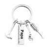 Wholesale Father's Day Gift Lettering Metal Keychain