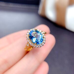 Sea Blue Diamond [Gold]] / Opening adjustable