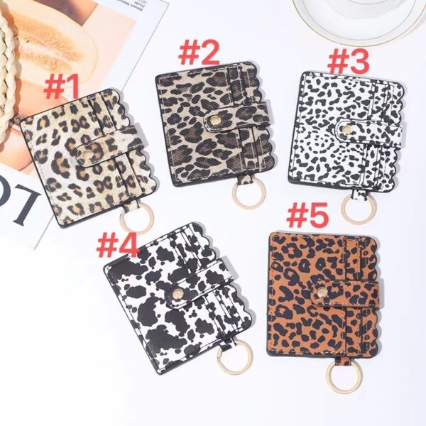 Wholesale PU Leopard Card Holder