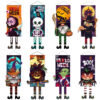 Wholesale Halloween Long Legs Dangling Elf White Ghost Hanging Flag Garden Non-woven Outdoor Banner